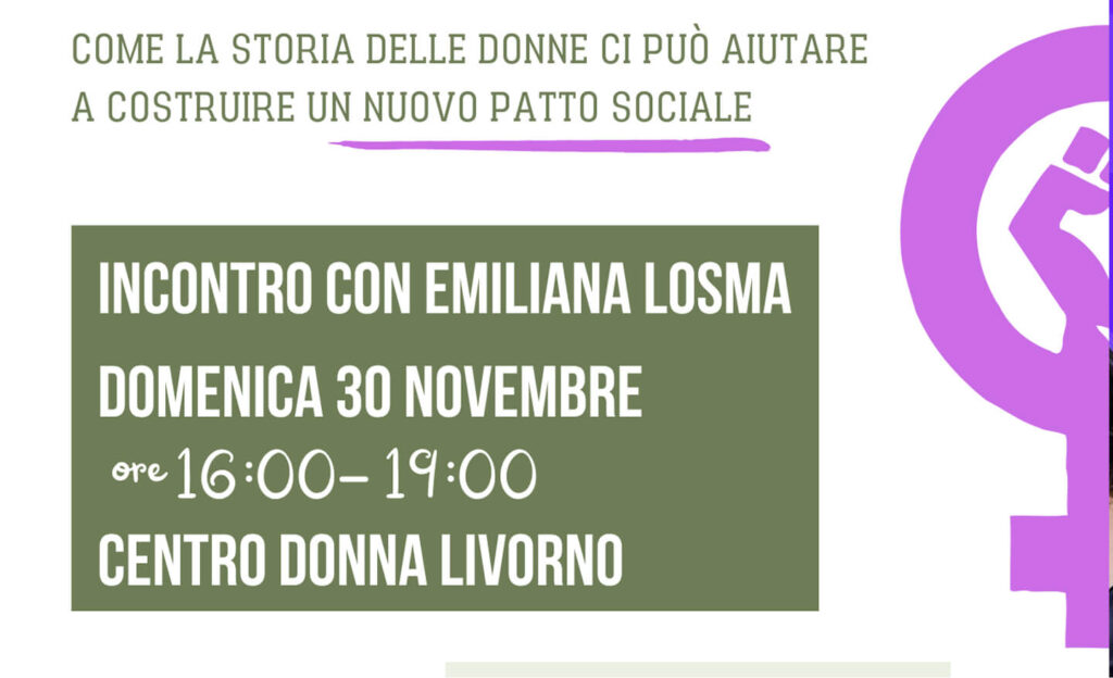 Novembre Antiviolenza 2025 Livorno - Incontro Emiliana Losma